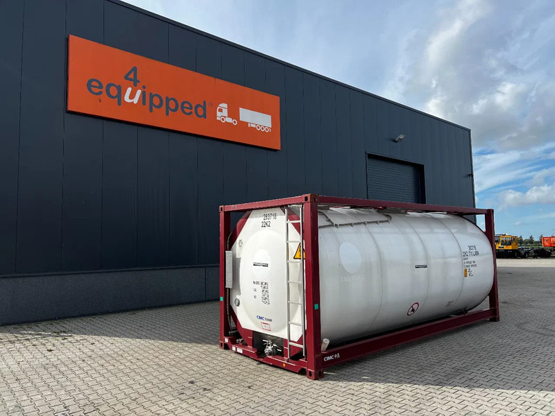 CIMC UNUSED, BOTH FOOD STUFF/CHEMICAL USE, 20FT ISO, 25.000L, L4BN, UN Portable, T11, test: 12-2026 - Storage tank: picture 1 CIMC UNUSED, BOTH FOOD STUFF/CHEMICAL USE, 20FT ISO, 25.000L, L4BN, UN Portable, T11, test: 12-2026 - Storage tank: picture 1