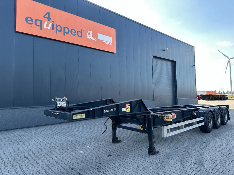Diversen 20FT GOOSENECK ADR CHASSIS, BPW + DISC, ADR (FL, AT, OX), 4x available - Container transporter/ Swap body semi-trailer: picture 1 Diversen 20FT GOOSENECK ADR CHASSIS, BPW + DISC, ADR (FL, AT, OX), 4x available - Container transporter/ Swap body semi-trailer: picture 1