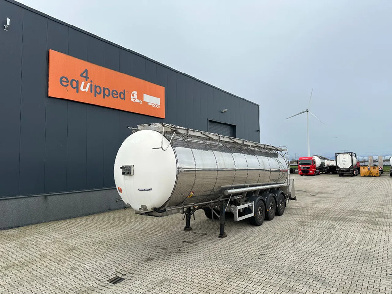 Feldbinder LEVENSMIDDELEN / FOOD / LEBENSMITTEL / 33.500L / 3-COMP / POMP / NL-trailer / APK: 12-2026, 10x beschikbaar - Tank semi-trailer: picture 1 Feldbinder LEVENSMIDDELEN / FOOD / LEBENSMITTEL / 33.500L / 3-COMP / POMP / NL-trailer / APK: 12-2026, 10x beschikbaar - Tank semi-trailer: picture 1