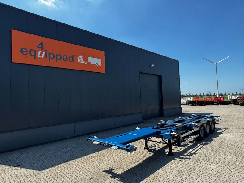Groenewegen 40FT HC-chassis, BPW+Drum, liftaxle, NL-Chassis - Container transporter/ Swap body semi-trailer: picture 1 Groenewegen 40FT HC-chassis, BPW+Drum, liftaxle, NL-Chassis - Container transporter/ Swap body semi-trailer: picture 1