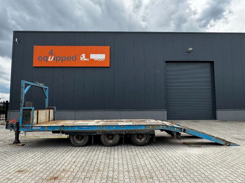 Kaiser 3 axle drawbar trailer, ramps, spring suspension, hardwooden floor - Low loader trailer: picture 2 Kaiser 3 axle drawbar trailer, ramps, spring suspension, hardwooden floor - Low loader trailer: picture 2