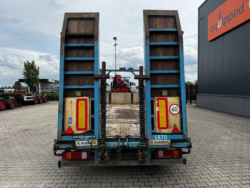 Kaiser 3 axle drawbar trailer, ramps, spring suspension, hardwooden floor - Low loader trailer: picture 4 Kaiser 3 axle drawbar trailer, ramps, spring suspension, hardwooden floor - Low loader trailer: picture 4