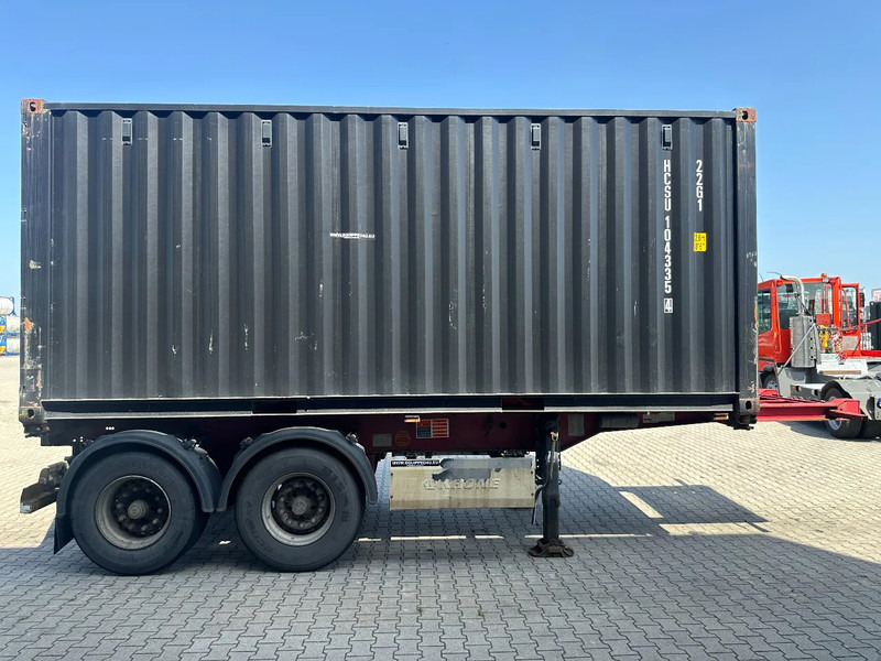Krone 2-axle 20FT chassis + 20FT DV 8'6" container ONE-WAY - Container transporter/ Swap body semi-trailer: picture 3 Krone 2-axle 20FT chassis + 20FT DV 8'6" container ONE-WAY - Container transporter/ Swap body semi-trailer: picture 3