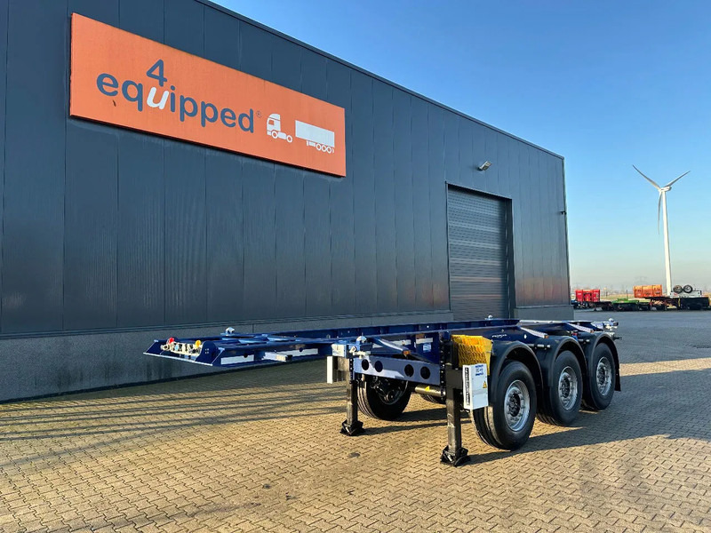 Krone NEW / DIRECT AVAILABLE 20FT ADR-CHASSIS, DISCBRAKES, LIFTAXLE, 2x available - Container transporter/ Swap body semi-trailer: picture 1 Krone NEW / DIRECT AVAILABLE 20FT ADR-CHASSIS, DISCBRAKES, LIFTAXLE, 2x available - Container transporter/ Swap body semi-trailer: picture 1