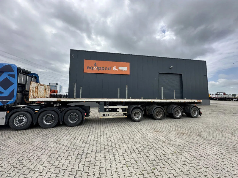 Nooteboom OVB-73-04, 73 tons Ballast trailer, 4 axles, 3 hydraulic steering axles, 75% tyres, MOT 03/2026 - Dropside/ Flatbed semi-trailer: picture 2 Nooteboom OVB-73-04, 73 tons Ballast trailer, 4 axles, 3 hydraulic steering axles, 75% tyres, MOT 03/2026 - Dropside/ Flatbed semi-trailer: picture 2