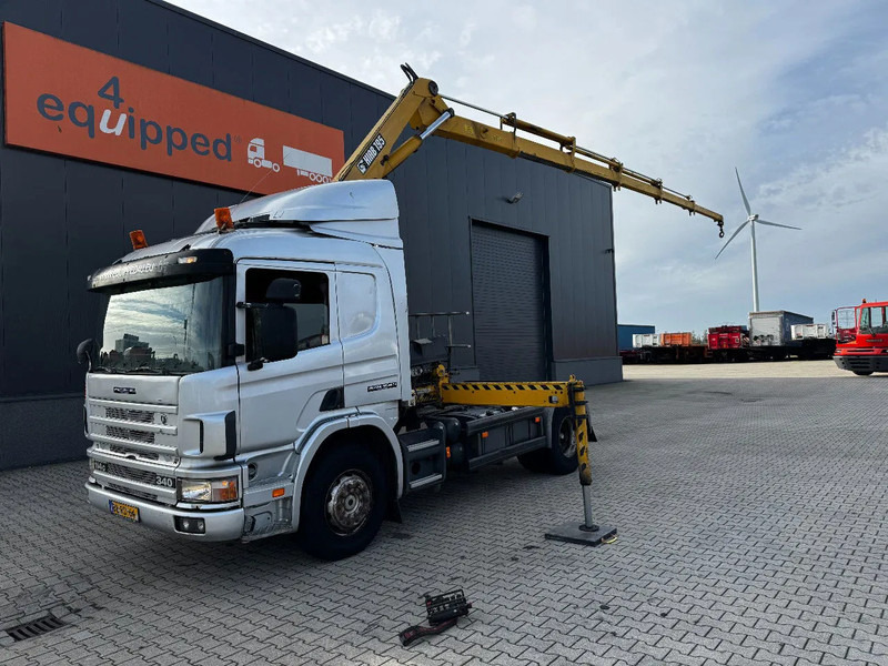 Scania P114-340 + HIAB 19-5 crane + remote / Euro-3 / 3 pedals / NL-truck / APK: 12-2025 - Crane truck: picture 2 Scania P114-340 + HIAB 19-5 crane + remote / Euro-3 / 3 pedals / NL-truck / APK: 12-2025 - Crane truck: picture 2