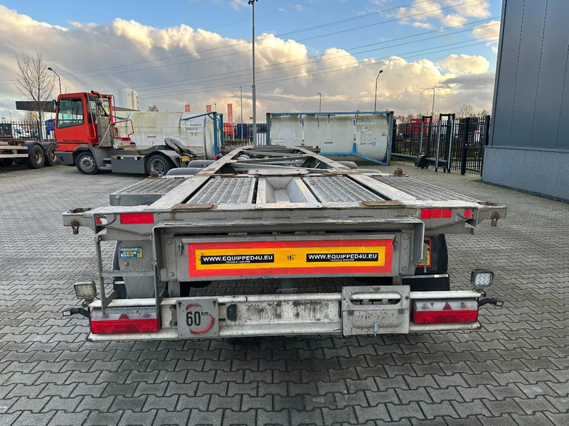 Van Hool 20FT/30FT, ADR (FL, AT, OX), empty weight: 3.700kg, ALCOA, galvanized, BPW + DISC, liftaxle - Container transporter/ Swap body semi-trailer: picture 4 Van Hool 20FT/30FT, ADR (FL, AT, OX), empty weight: 3.700kg, ALCOA, galvanized, BPW + DISC, liftaxle - Container transporter/ Swap body semi-trailer: picture 4