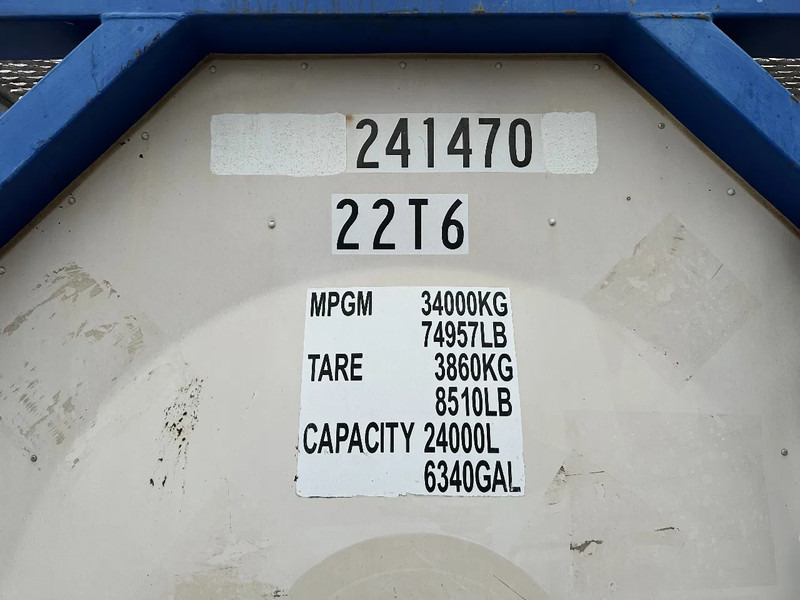 Storage tank for transportation of fuel Welfit Oddy 20FT ISO, 23.910L / 1-COMP. , T11, valid 5Y inspection till 03/2026: picture 20