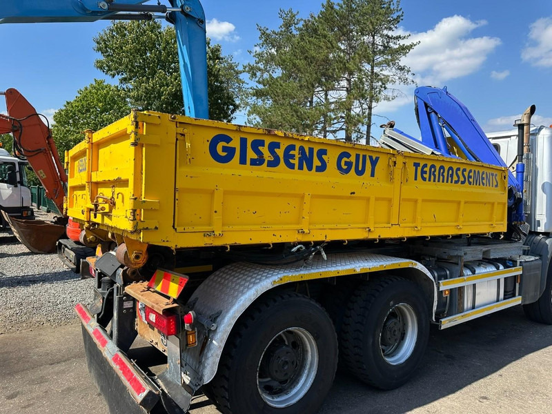 CONTAINER + CRANE FASSI F85.22 - 4m50 platform - 2x hydr - 2 extra hydr Functions for grabber + rotator - 5m70 total length - Hook lift/ Skip loader system: picture 3 CONTAINER + CRANE FASSI F85.22 - 4m50 platform - 2x hydr - 2 extra hydr Functions for grabber + rotator - 5m70 total length - Hook lift/ Skip loader system: picture 3