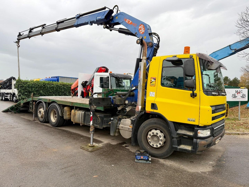 DAF CF 75.310 6X2 PRITSCHE + KRAN PM 27 S-4 + RADIO + WINCH - FULL RAMP - LIFT + STEERING AXLE - MANUAL GEARBOX - FR TRUCK - Dropside/ Flatbed truck, Crane truck: picture 1 DAF CF 75.310 6X2 PRITSCHE + KRAN PM 27 S-4 + RADIO + WINCH - FULL RAMP - LIFT + STEERING AXLE - MANUAL GEARBOX - FR TRUCK - Dropside/ Flatbed truck, Crane truck: picture 1