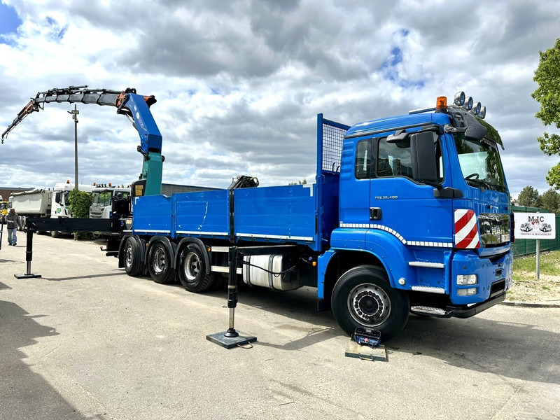 MAN TGS 35.400 8x4 TRIDEM + (32.5m) CRANE HMF 4720 K6 + JIB FJ1000 K4 - PLATFORM 6m - LIFT/STEERING - RADIO - 5E F - BE TRUCK - Crane truck: picture 1 MAN TGS 35.400 8x4 TRIDEM + (32.5m) CRANE HMF 4720 K6 + JIB FJ1000 K4 - PLATFORM 6m - LIFT/STEERING - RADIO - 5E F - BE TRUCK - Crane truck: picture 1