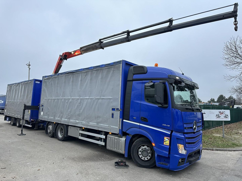 Mercedes-Benz Actros 2645 6x2 105m³ JUMBO + RETARDER + KRAN PALFINGER PK 19.001 SLD (4x) + RADIO - *FULL AIR* - FRIGO - EURO 6 - SAF AXLES - BELGIAN TRUCK - Box truck, Crane truck: picture 2 Mercedes-Benz Actros 2645 6x2 105m³ JUMBO + RETARDER + KRAN PALFINGER PK 19.001 SLD (4x) + RADIO - *FULL AIR* - FRIGO - EURO 6 - SAF AXLES - BELGIAN TRUCK - Box truck, Crane truck: picture 2