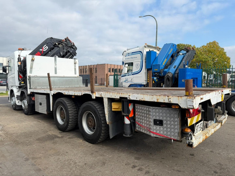 Scania 114C-380 8x4 PRITSCHE + KRAN HIAB 700 E-5 - PLATFORM 6m80 + TWISTLOCKS - MANUAL - RETARDER - STEEL SPRING / BIG AXLE HUB REDUCTION - AP ACHSEN - Dropside/ Flatbed truck, Crane truck: picture 5 Scania 114C-380 8x4 PRITSCHE + KRAN HIAB 700 E-5 - PLATFORM 6m80 + TWISTLOCKS - MANUAL - RETARDER - STEEL SPRING / BIG AXLE HUB REDUCTION - AP ACHSEN - Dropside/ Flatbed truck, Crane truck: picture 5