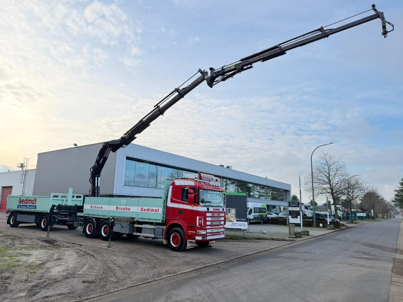 Scania 164L-480 V8 6x4 + CRANE HIAB 350-4 + JIB 90-4 - *TOP CONDITION* - ROTATOR - RADIO - RETARDER - STEEL SPRING / HUB REDUCTION - BE TRUCK - Crane truck: picture 2 Scania 164L-480 V8 6x4 + CRANE HIAB 350-4 + JIB 90-4 - *TOP CONDITION* - ROTATOR - RADIO - RETARDER - STEEL SPRING / HUB REDUCTION - BE TRUCK - Crane truck: picture 2
