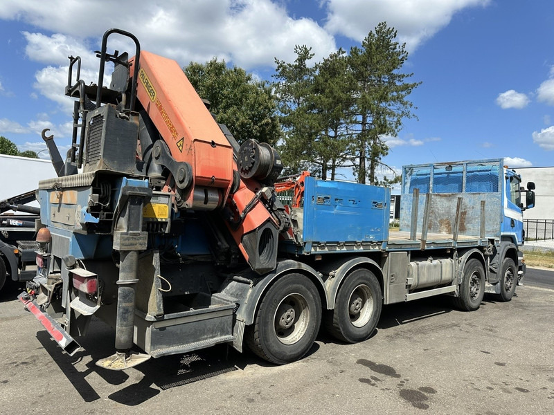 Dropside/ Flatbed truck, Crane truck Scania G440 8x4 PRITSCHE + (25m!) KRAN PALFINGER PK78002 SH G 8x + WINCH - PLATFORM 6m25 - SCHALT - AP ACHSEN - BLATT - EURO 5 - BELGISCHE: picture 6