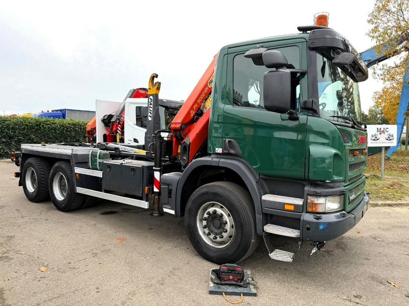 Scania P400 6x4 HOOKLIFT + CRANE PALFINGER PK9001 EH - RETARDER - 5/6F + ROTATOR + RADIO - WB 3m90 - EURO 5 - HUB REDUCTION / SPRING - BE TRUCK - Hook lift truck, Crane truck: picture 2 Scania P400 6x4 HOOKLIFT + CRANE PALFINGER PK9001 EH - RETARDER - 5/6F + ROTATOR + RADIO - WB 3m90 - EURO 5 - HUB REDUCTION / SPRING - BE TRUCK - Hook lift truck, Crane truck: picture 2
