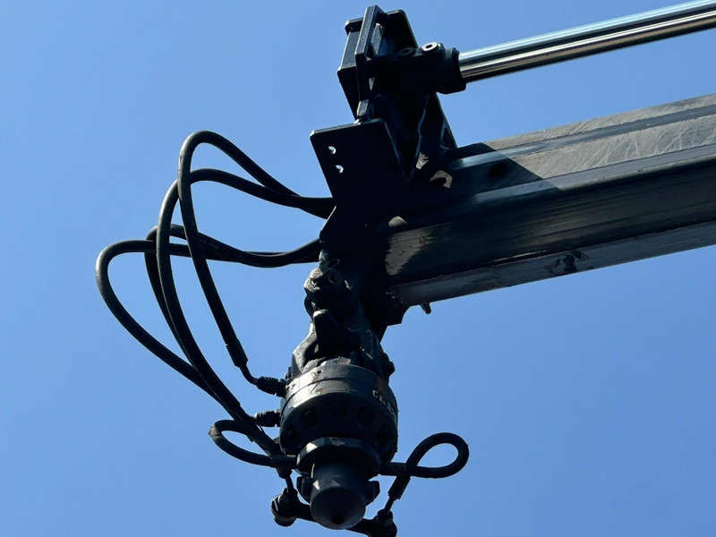 Curtainsider truck, Crane truck Scania P410 8x4 TRIDEM PRITSCHE PLANE + KRAN HIAB 244 EP-4 HIDUO - RETARDER - LIFT + STEERING AXLE - *327.000km* - RADIO: picture 10