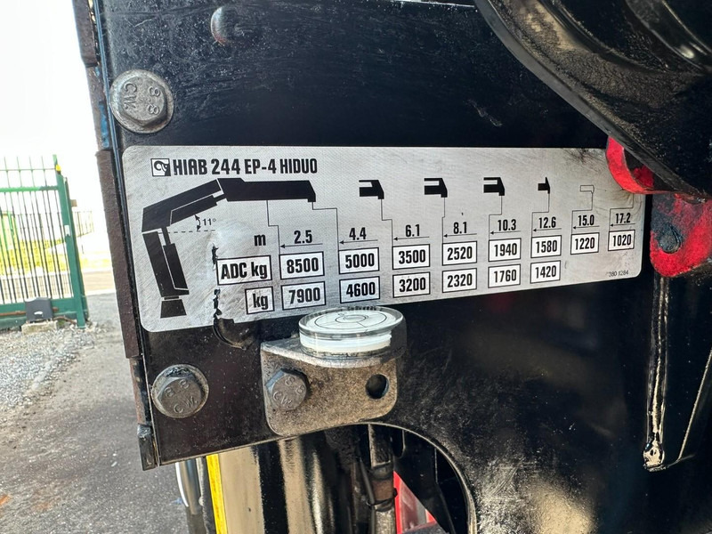 Curtainsider truck, Crane truck Scania P410 8x4 TRIDEM PRITSCHE PLANE + KRAN HIAB 244 EP-4 HIDUO - RETARDER - LIFT + STEERING AXLE - *327.000km* - RADIO: picture 12