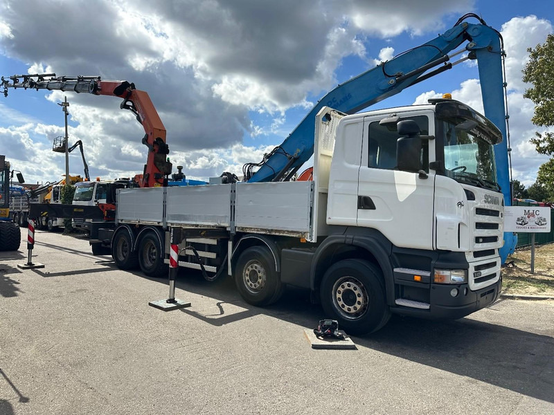 Scania R420 8x4 + CRANE PALFINGER PK44002 F (7x) + Rotator - 6m50 platform - Manual - - Crane truck: picture 1 Scania R420 8x4 + CRANE PALFINGER PK44002 F (7x) + Rotator - 6m50 platform - Manual - - Crane truck: picture 1