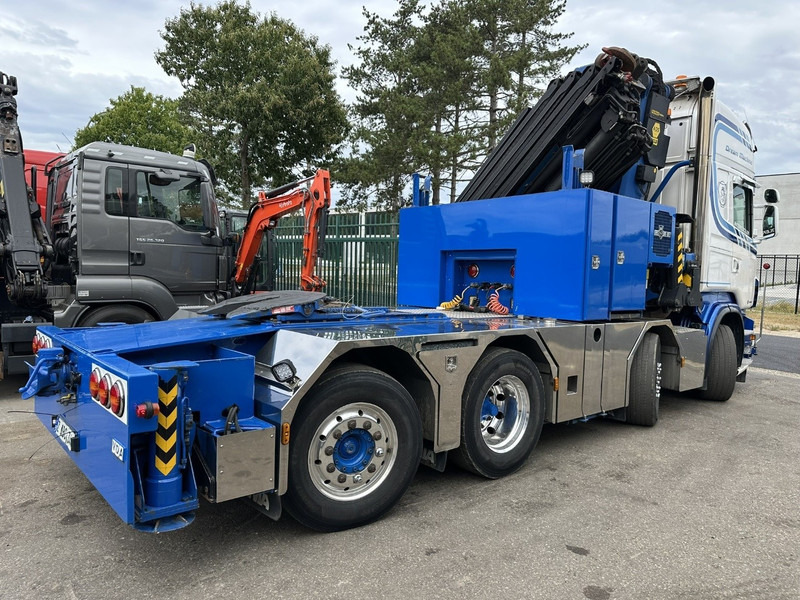 Crane truck Scania R500 8x2 + CRANE 100Tm! PALFINGER PK100002 G 8x + 1 ME - RETARDER - ALCOA DURA BRIGHT - LIFT + STEERING - 5/6 HYDR F - TÜV 05/2026 - TOP CONDITION: picture 8