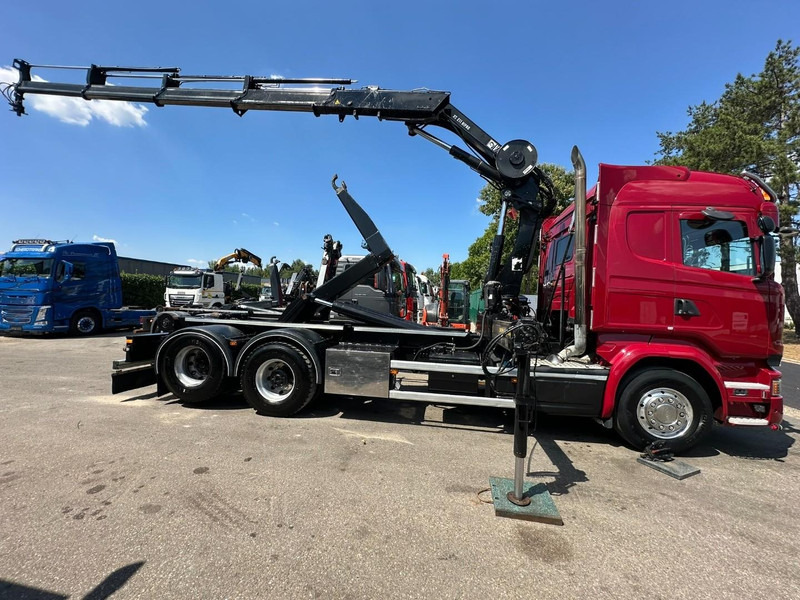 Scania R580 6X2 V8 HOOKLIFT + CRANE HIAB 211 E-4 HIPRO - ROTATOR - RETARDER - ALCOA ALU - RADIO - NL TRUCK - Hook lift truck, Crane truck: picture 4 Scania R580 6X2 V8 HOOKLIFT + CRANE HIAB 211 E-4 HIPRO - ROTATOR - RETARDER - ALCOA ALU - RADIO - NL TRUCK - Hook lift truck, Crane truck: picture 4