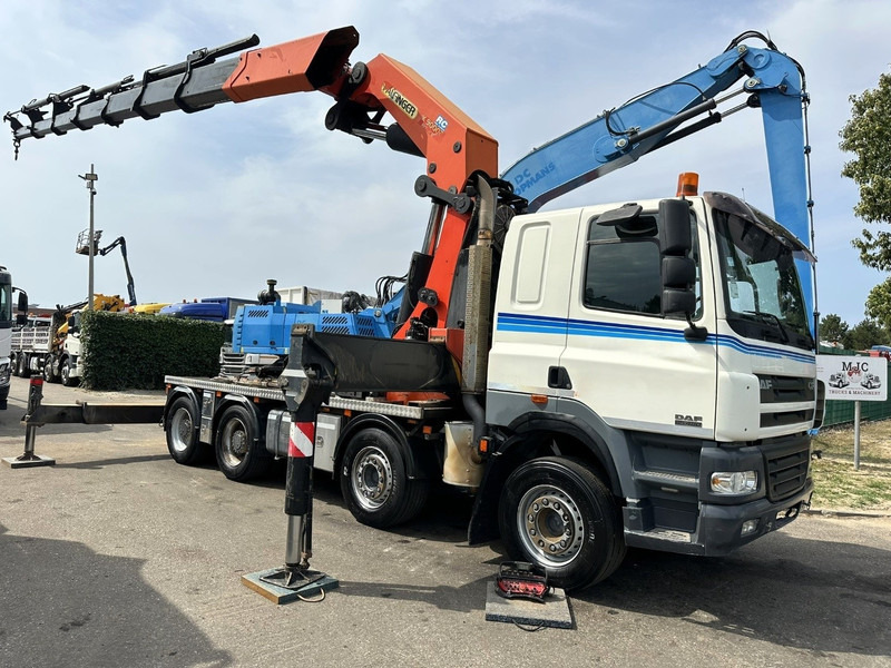 DAF CF 85.480 8x4 ZSM + KRAN PALFINGER PK90002 F (7x) - MANUAL ZF - RETARDER - BIG AXLES / HUB REDUCTION - STEEL SPRING - Tractor unit: picture 2 DAF CF 85.480 8x4 ZSM + KRAN PALFINGER PK90002 F (7x) - MANUAL ZF - RETARDER - BIG AXLES / HUB REDUCTION - STEEL SPRING - Tractor unit: picture 2