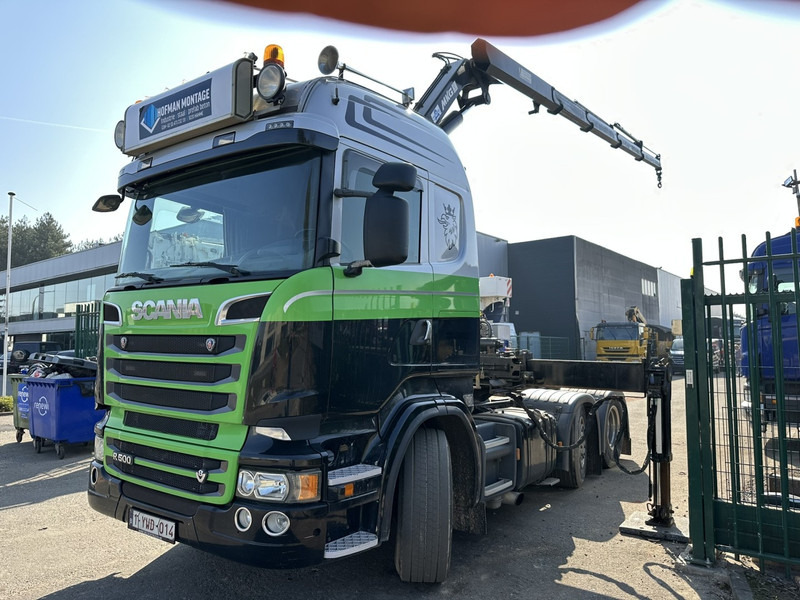Scania R500 V8 6x2 TRACTOR + CRANE MKG HLK 231 HP (23tm) - 4x HYDR - RADIO - RETARDER - MANUAL - LIFT + STEERING AXLE - Tractor unit: picture 5 Scania R500 V8 6x2 TRACTOR + CRANE MKG HLK 231 HP (23tm) - 4x HYDR - RADIO - RETARDER - MANUAL - LIFT + STEERING AXLE - Tractor unit: picture 5