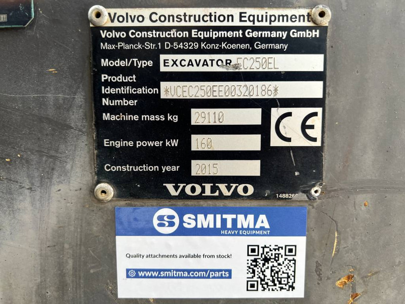 Volvo EC 250 EL - Crawler excavator: picture 5 Volvo EC 250 EL - Crawler excavator: picture 5