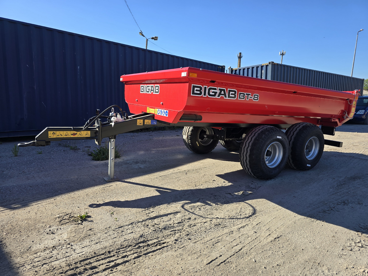 BIGAB BT-8 HARDOX - Farm tipping trailer/ Dumper: picture 1 BIGAB BT-8 HARDOX - Farm tipping trailer/ Dumper: picture 1