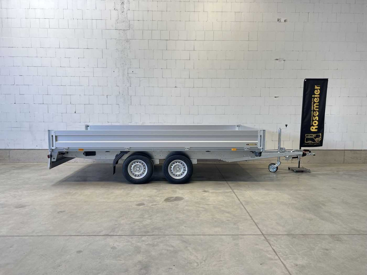 New Dropside/ Flatbed trailer BOECKMANN HL-AL 4121/27 Eco Hochlader: picture 1