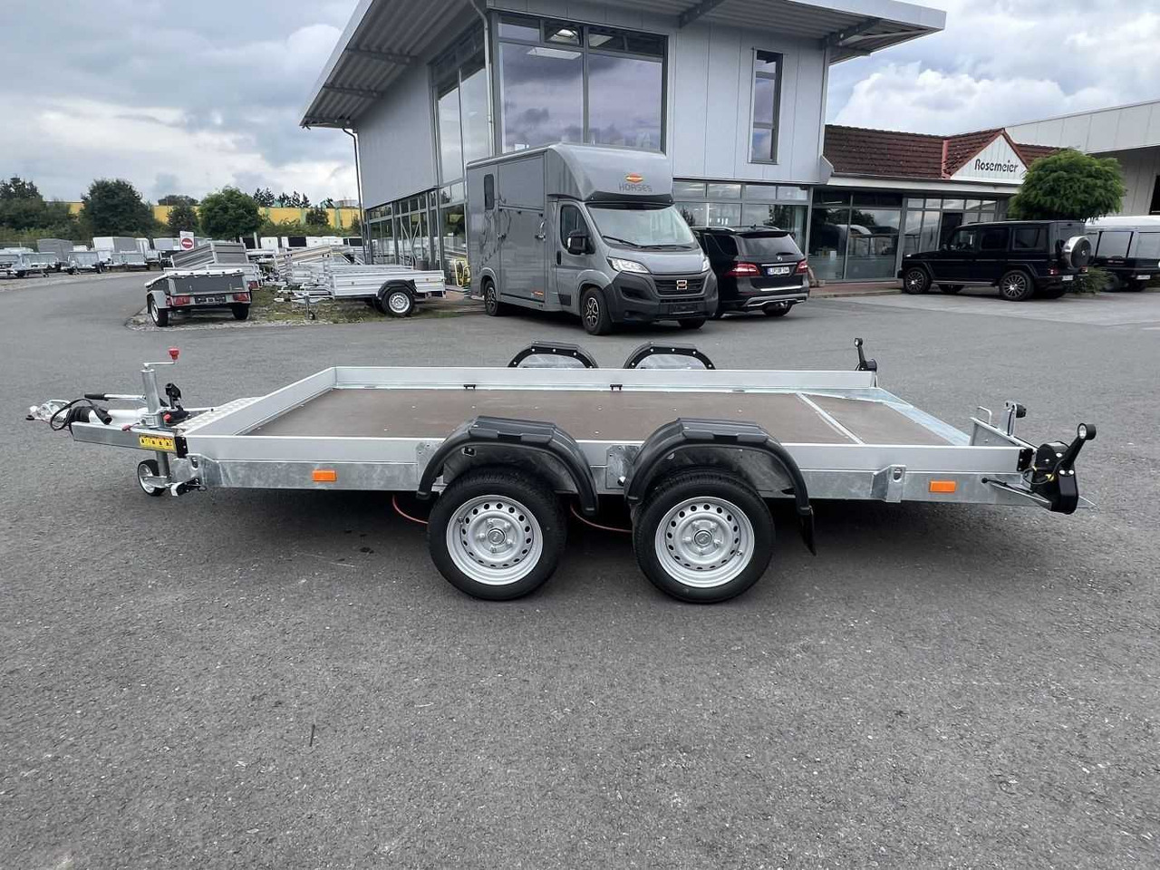 VEZEKO Husky FB 35.35 Absenker Maschinentransporter - Motorcycle trailer: picture 4 VEZEKO Husky FB 35.35 Absenker Maschinentransporter - Motorcycle trailer: picture 4