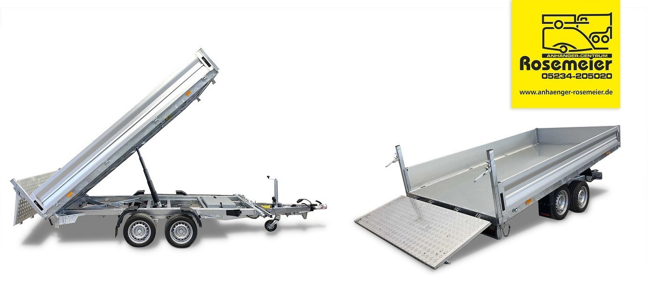 VEZEKO Juki 35.4 Multi Multidreiseitenkipper - Tipper trailer: picture 1 VEZEKO Juki 35.4 Multi Multidreiseitenkipper - Tipper trailer: picture 1