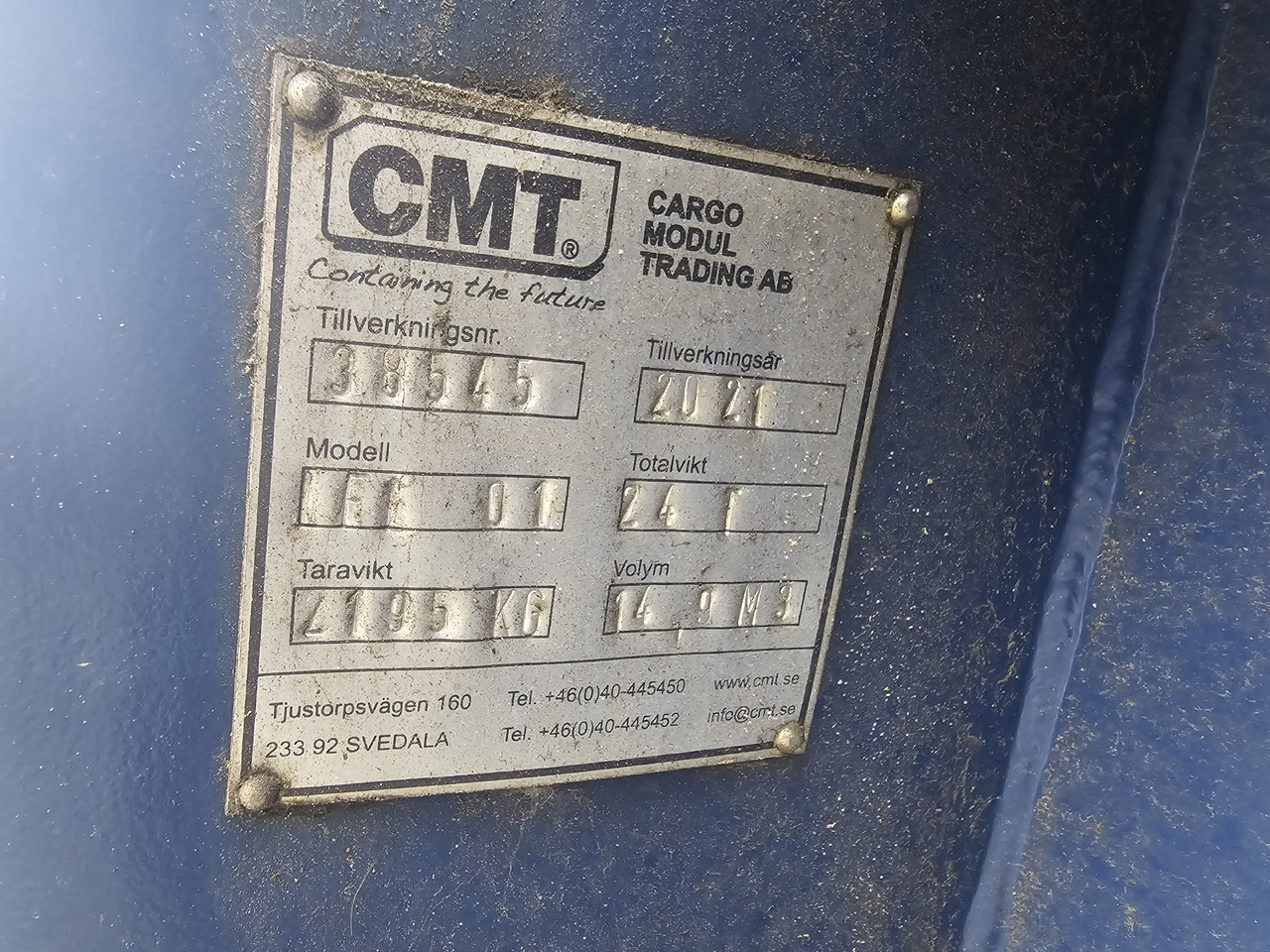 Roll-off container CMT Kroghejslad 6 m Alusider: picture 18