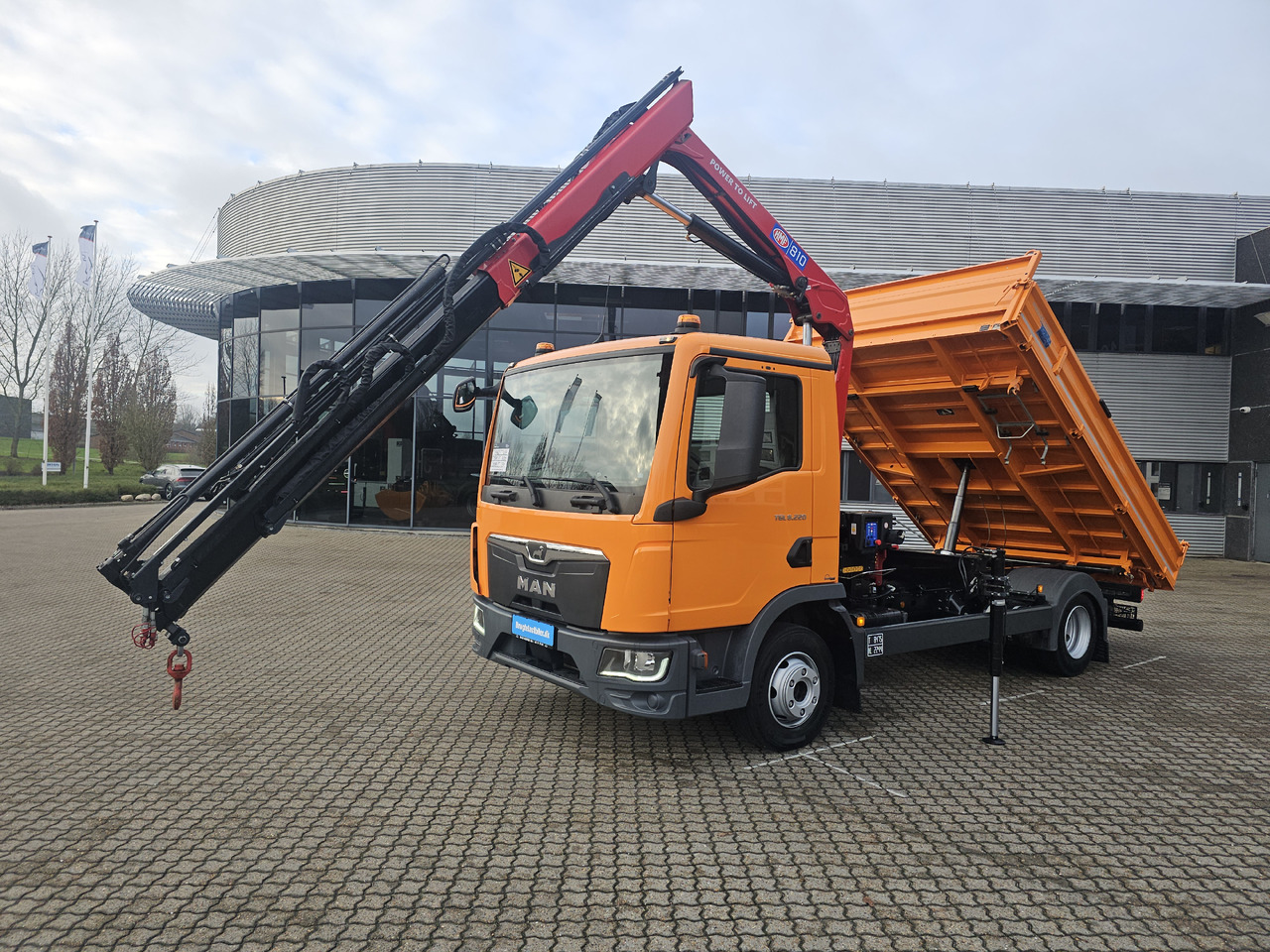 MAN TGL 8.220 - Tipper, Crane truck: picture 5 MAN TGL 8.220 - Tipper, Crane truck: picture 5