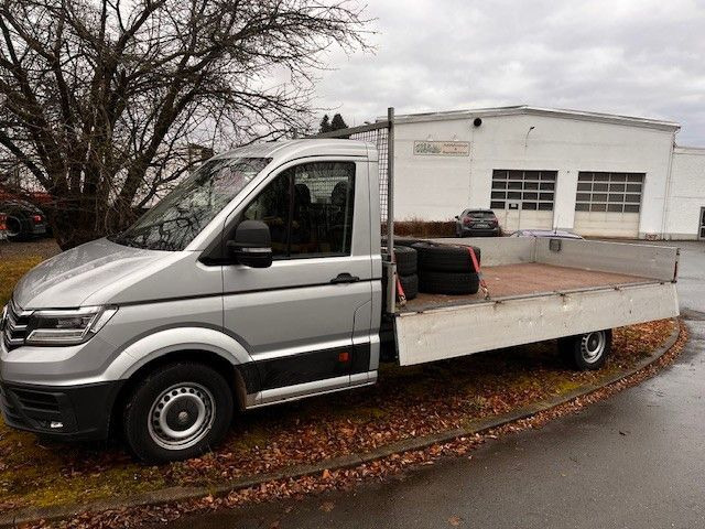 Open body delivery van Volkswagen Crafter Pritsche Pritsche 35 Trendline lang RWD: picture 17