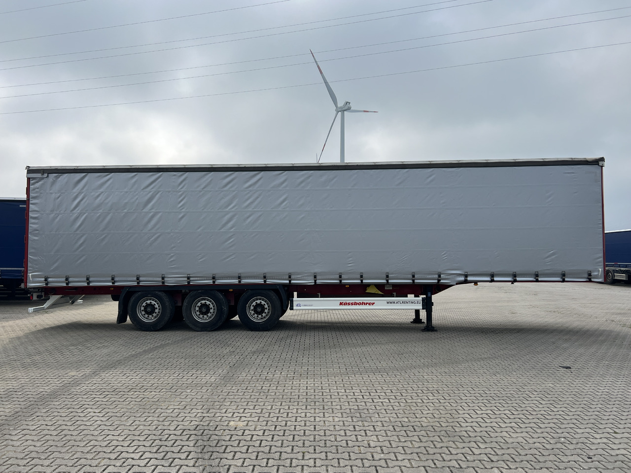 Curtainsider semi-trailer KÄSSBOHRER BPW - disc brakes  - classic hardwood floor with steel omega's - new curtians: picture 1
