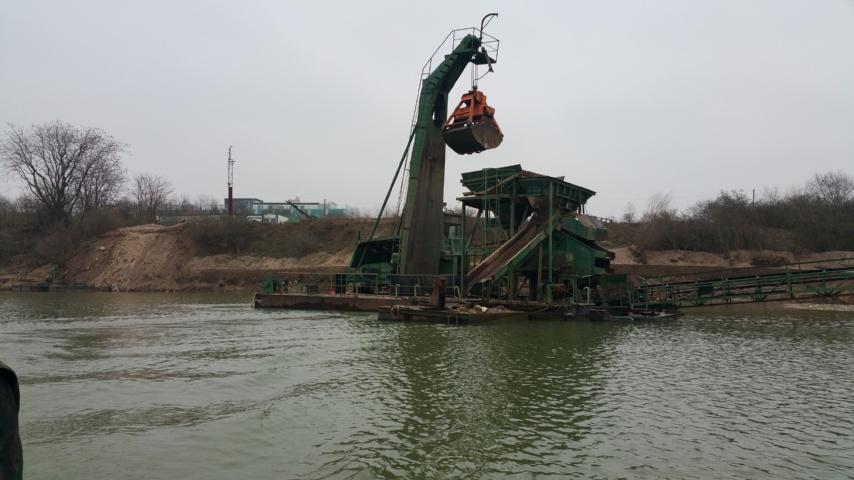 Auslegerschwimmbagger Rohr Vollautomatisch - Amphibious excavator: picture 1 Auslegerschwimmbagger Rohr Vollautomatisch - Amphibious excavator: picture 1
