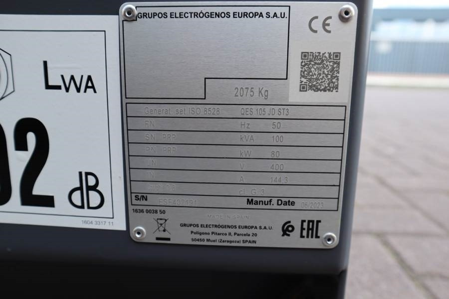 Leasing of Atlas Copco QES 105 JD ST3 Valid inspection, *Guarantee! Diese Atlas Copco QES 105 JD ST3 Valid inspection, *Guarantee! Diese: picture 13 Leasing of Atlas Copco QES 105 JD ST3 Valid inspection, *Guarantee! Diese Atlas Copco QES 105 JD ST3 Valid inspection, *Guarantee! Diese: picture 13