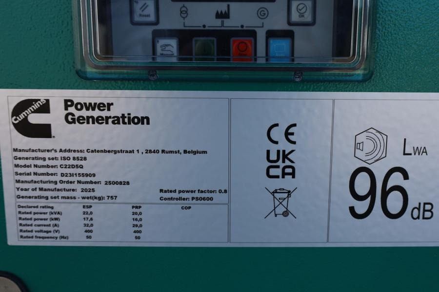 Generator set Cummins C22D5Q Declaration of Conformity, Diesel, 22kVA, A: picture 7