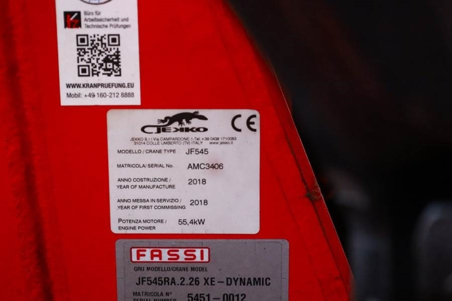Jekko JF545 Valid inspection, *Guarantee! Diesel/Electri - Crawler crane: picture 5 Jekko JF545 Valid inspection, *Guarantee! Diesel/Electri - Crawler crane: picture 5