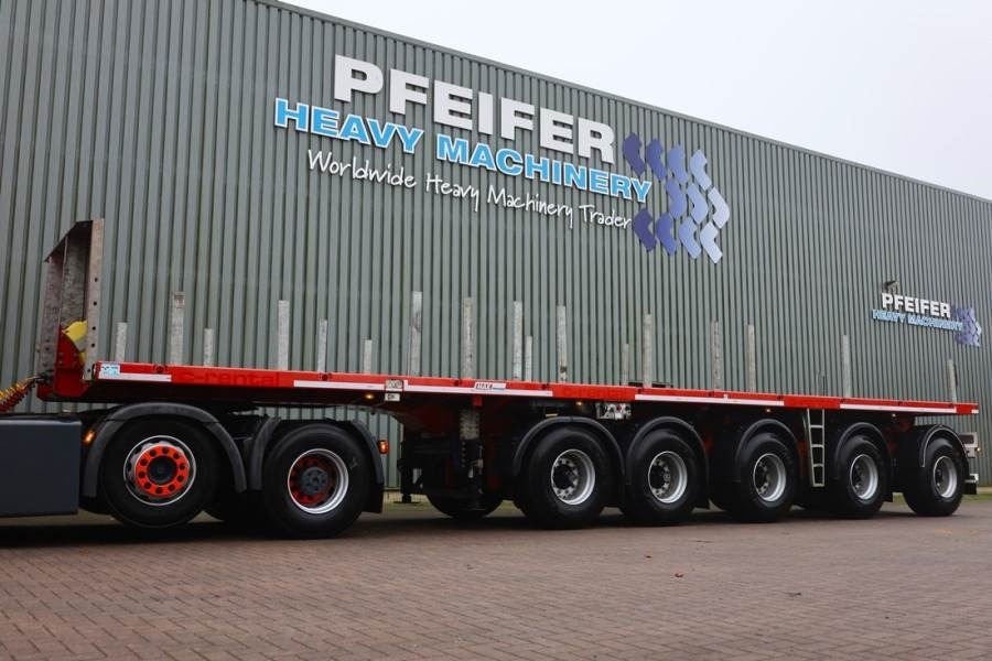 MAX Trailer MAX410 The MAX410 with hydro-mechanical" steering - Dropside/ Flatbed semi-trailer: picture 1 MAX Trailer MAX410 The MAX410 with hydro-mechanical" steering - Dropside/ Flatbed semi-trailer: picture 1