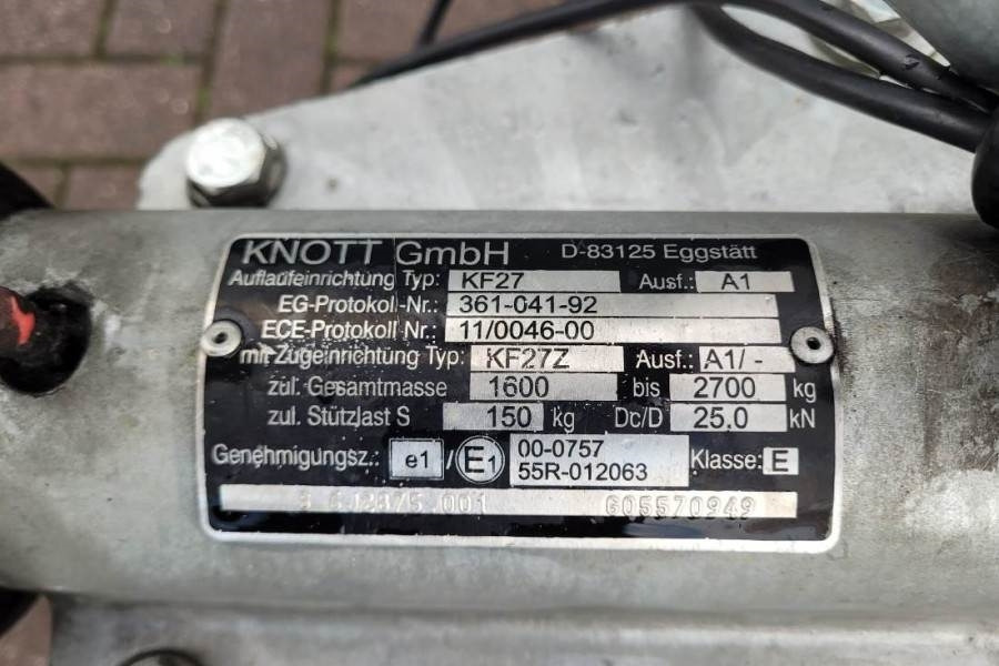 Car trailer Saris C2700 2 Axel Trailer, Maximum payload: 2045 kg, In: picture 8
