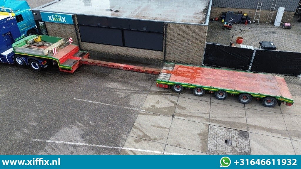Broshuis 5-ass. Uitschuifbare semi dieplader / 2x Naloop gestuurd - Low loader semi-trailer: picture 2 Broshuis 5-ass. Uitschuifbare semi dieplader / 2x Naloop gestuurd - Low loader semi-trailer: picture 2