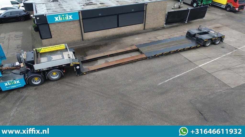Doll 2-ass. Uitschuifbare dieplader met afneembare nek / Panther assen - Low loader semi-trailer: picture 1 Doll 2-ass. Uitschuifbare dieplader met afneembare nek / Panther assen - Low loader semi-trailer: picture 1