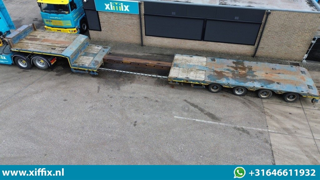 ES-GE 4-ass. Uitschuifbare semi dieplader / 78 cm. Hoog / 2x naloop gestuurd - Low loader semi-trailer: picture 2 ES-GE 4-ass. Uitschuifbare semi dieplader / 78 cm. Hoog / 2x naloop gestuurd - Low loader semi-trailer: picture 2