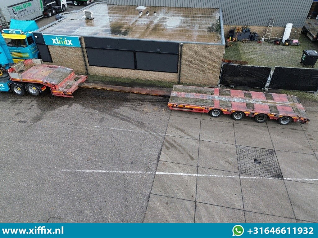 Faymonville 4-ass. Uitschuifbare semi dieplader / 78 cm. Hoog / 3x gestuurd - Low loader semi-trailer: picture 2 Faymonville 4-ass. Uitschuifbare semi dieplader / 78 cm. Hoog / 3x gestuurd - Low loader semi-trailer: picture 2