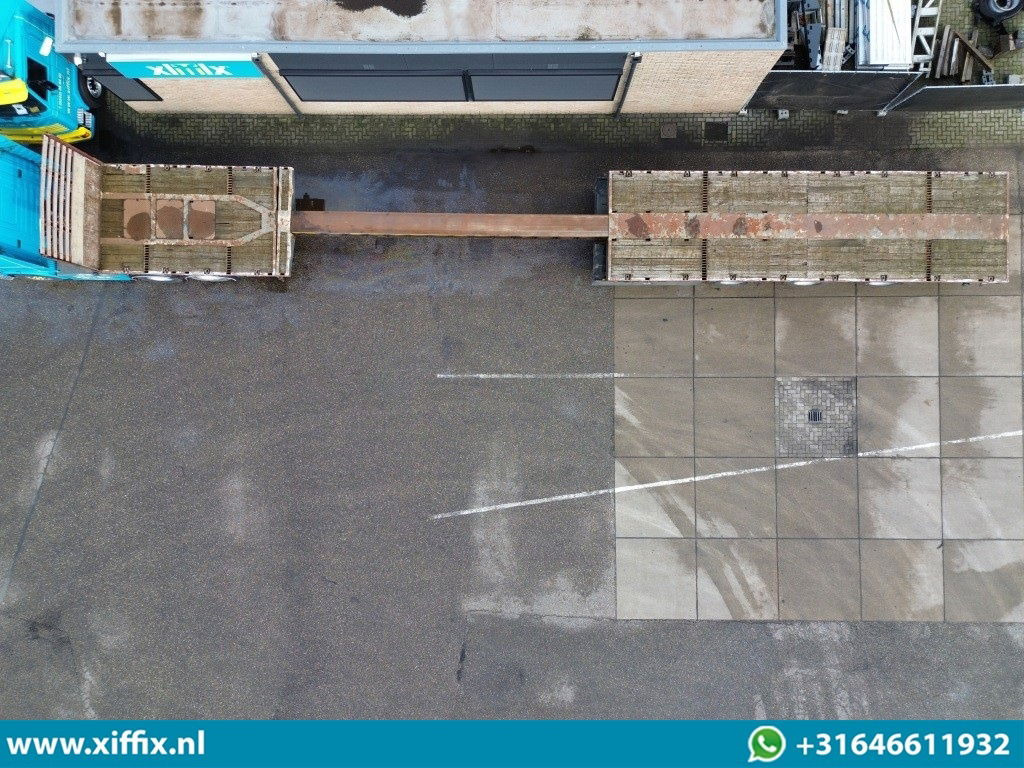 Meusburger 3-ass. Vlakke uitschuifbare oplegger / 3x gestuurd - Dropside/ Flatbed semi-trailer: picture 3 Meusburger 3-ass. Vlakke uitschuifbare oplegger / 3x gestuurd - Dropside/ Flatbed semi-trailer: picture 3