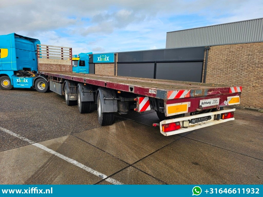 Meusburger 3-ass. Vlakke uitschuifbare oplegger / 3x gestuurd - Dropside/ Flatbed semi-trailer: picture 4 Meusburger 3-ass. Vlakke uitschuifbare oplegger / 3x gestuurd - Dropside/ Flatbed semi-trailer: picture 4