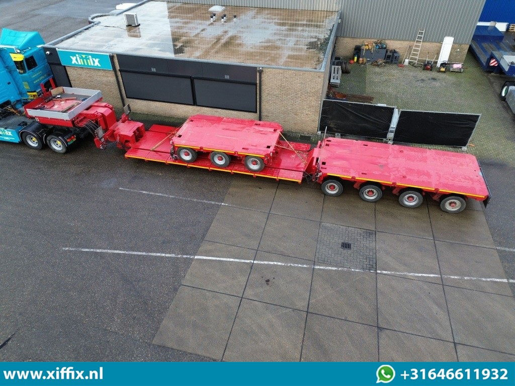 SCHEUERLE 3 bed 4 dieplader met afneembare nek / Pendel assen - Low loader semi-trailer: picture 2 SCHEUERLE 3 bed 4 dieplader met afneembare nek / Pendel assen - Low loader semi-trailer: picture 2