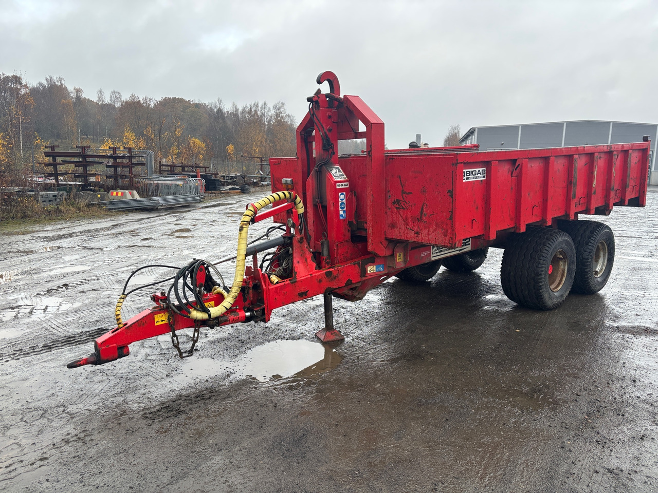 Bigab 10-14 - Roll-off/ Skip trailer: picture 1 Bigab 10-14 - Roll-off/ Skip trailer: picture 1